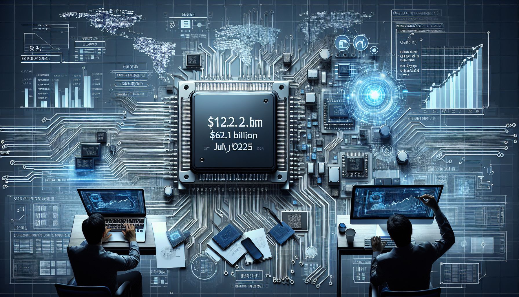 Global Semiconductor Sales Surge 20.6% in July 2025