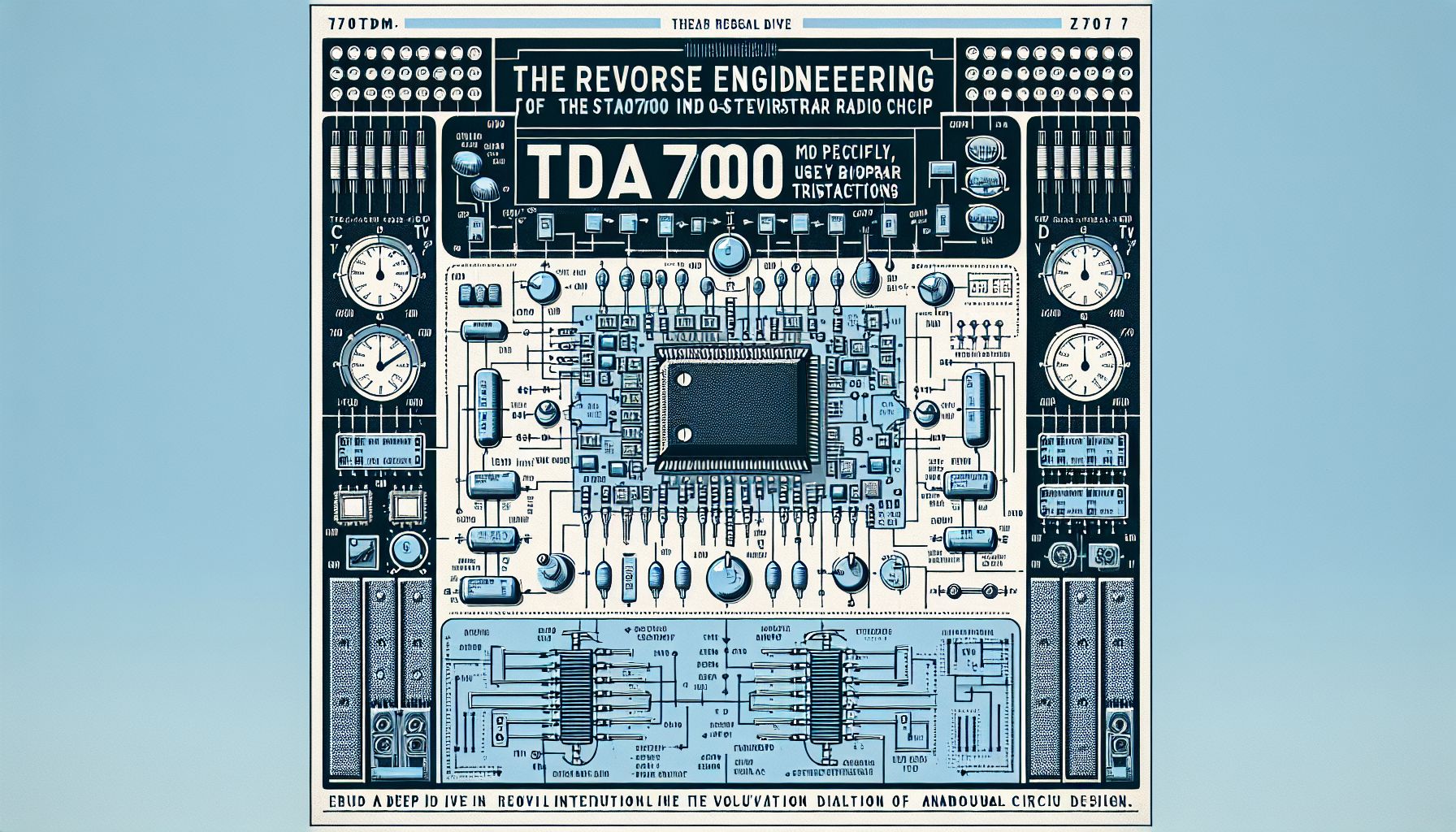 Unveiling the TDA7000: A Journey into Analog Chip Design