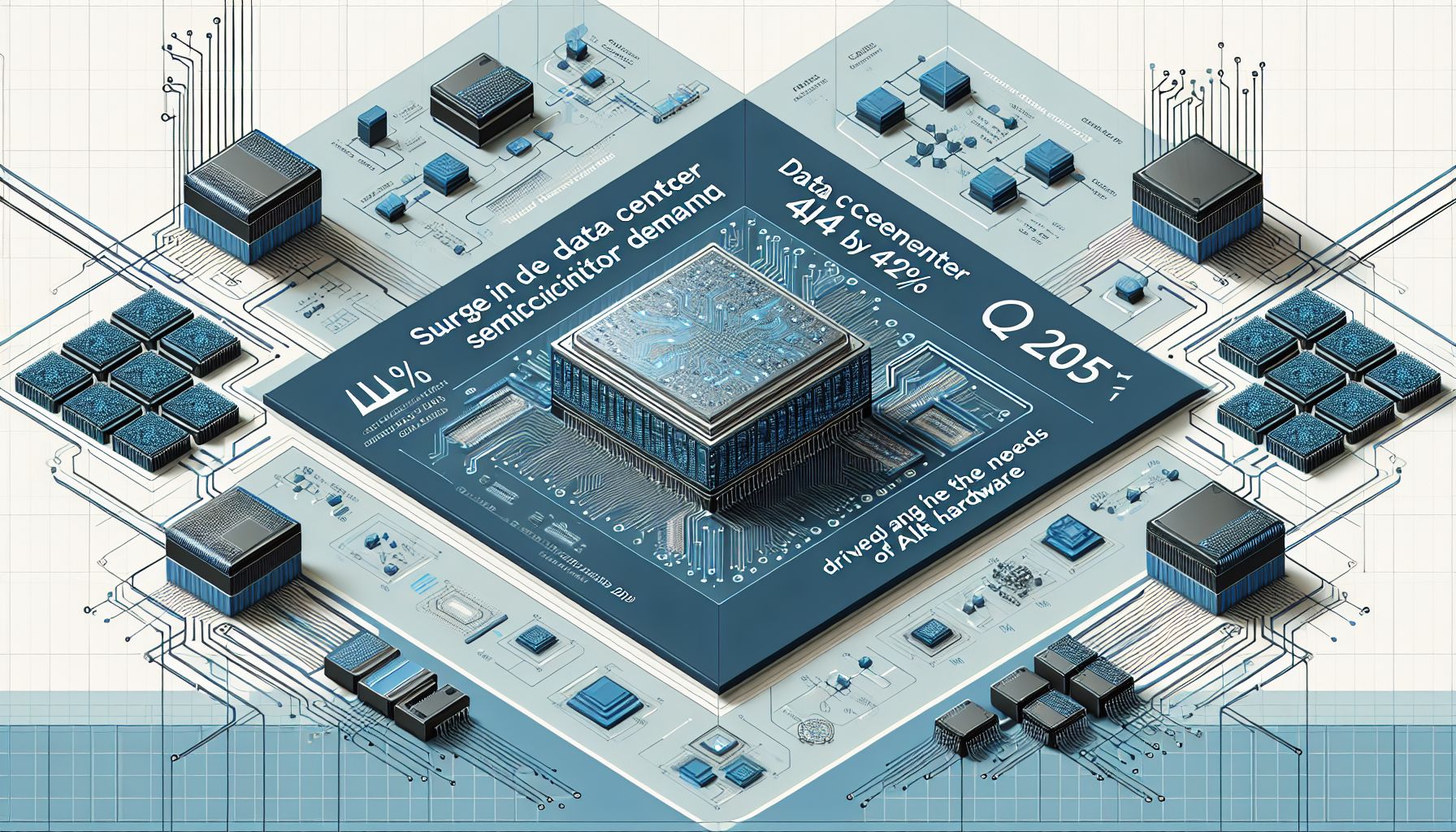 Data Center Semiconductor Demand Soars 44% Amid AI Hardware Surge