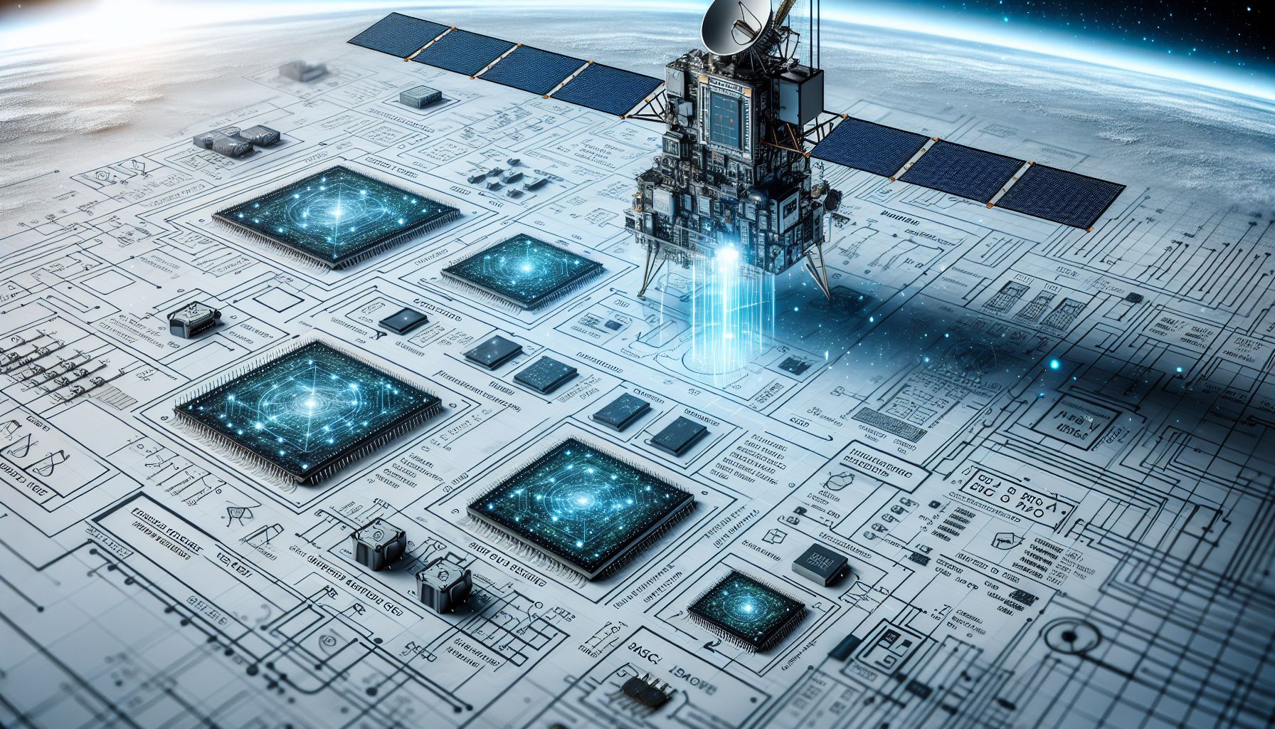 New Electronic Components Boost Satellite Technology in Low Earth Orbit