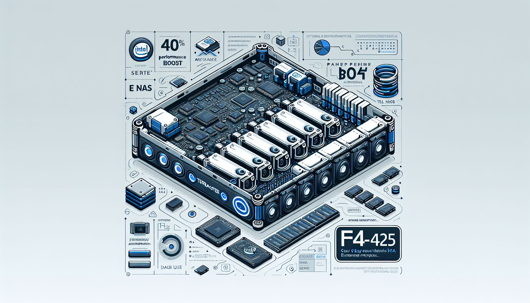 TerraMaster Introduces High-Performance F4-425 NAS for Home Use