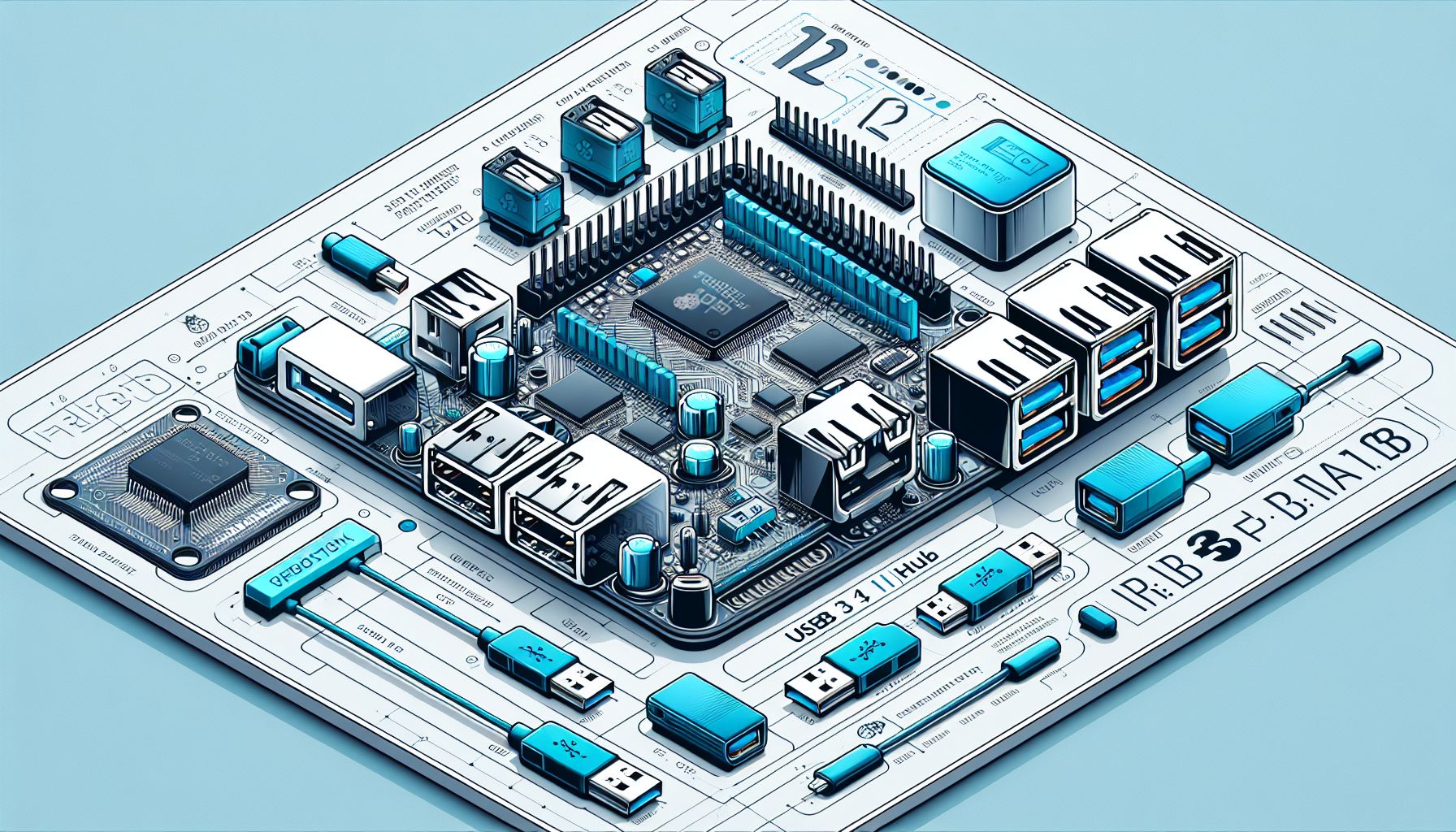 Raspberry Pi Launches Affordable USB 3 Hub for Enhanced Connectivity