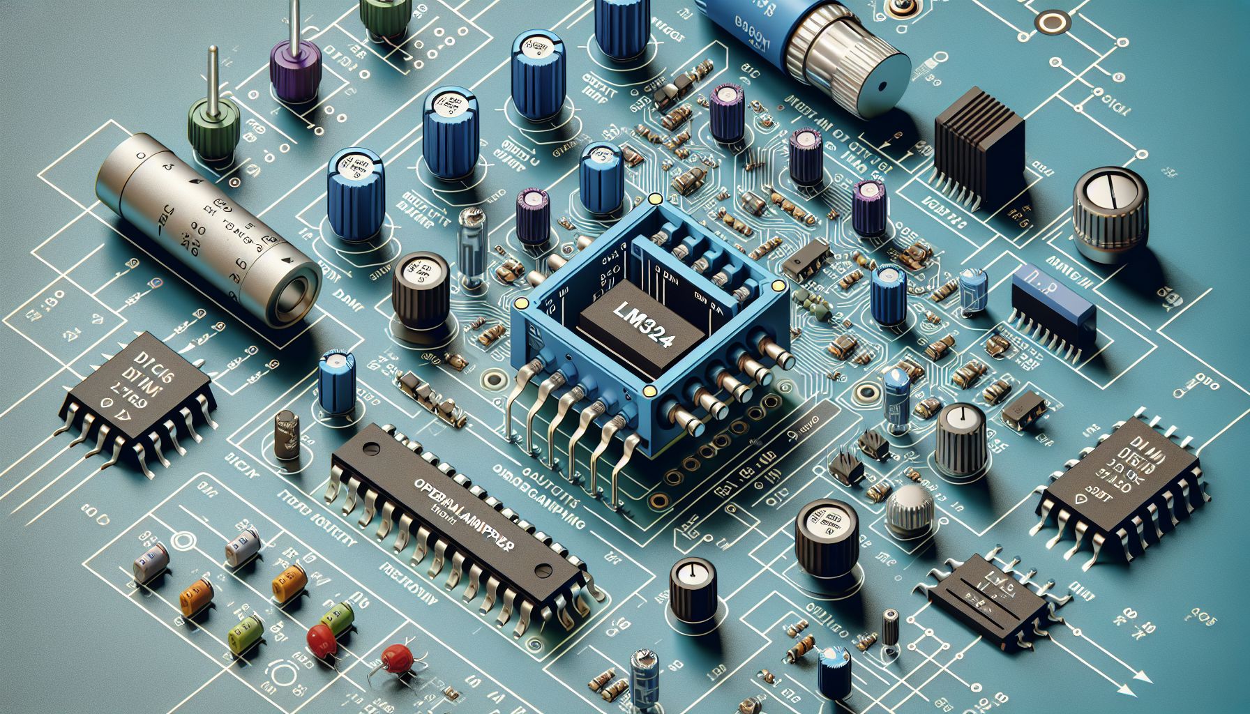 Using LM324 for DAC Signal Stabilization in DIY Electronics