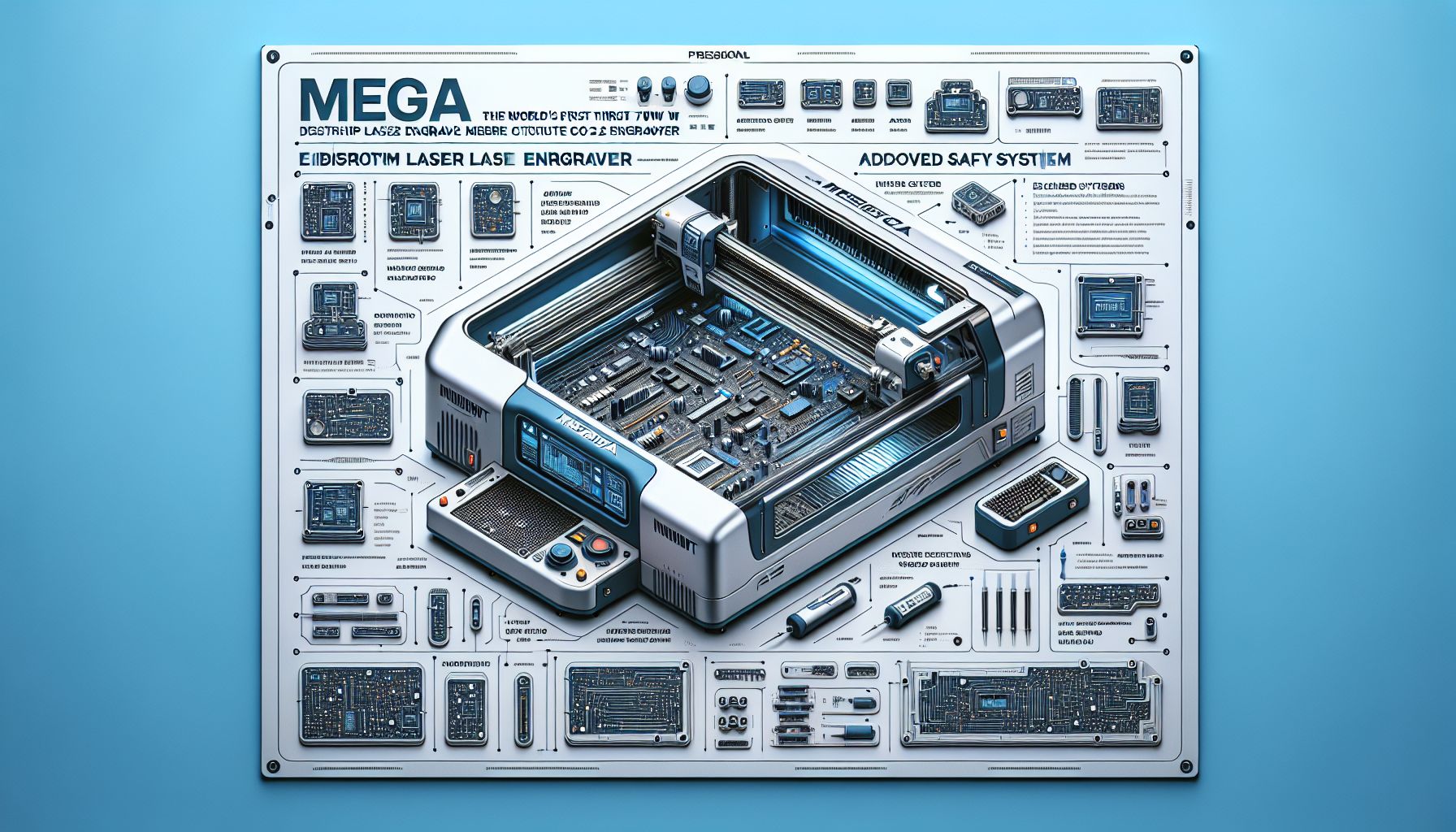 Monport Unveils MEGA: World's First 70W Desktop CO2 Laser