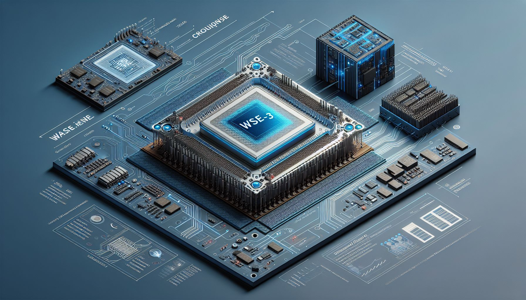 Cerebras Unveils Revolutionary WSE-3 Chip with 4 Trillion Transistors, Challenging GPU Dominance