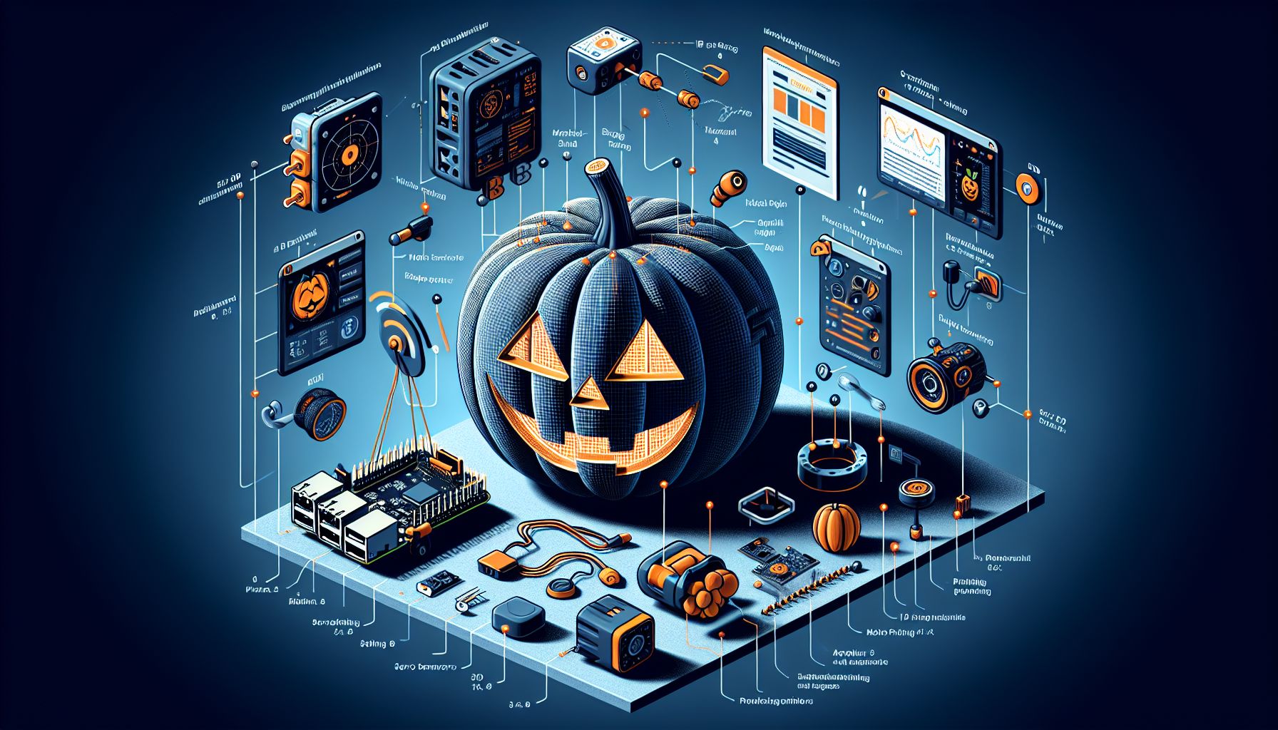 Tech-Enhanced Halloween: Raspberry Pi Brings Jack-o'-Lantern to Life