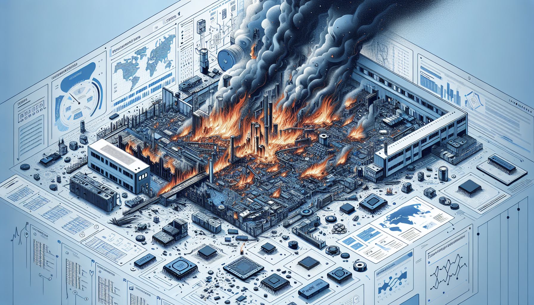 Fire at French PCB Factory Highlights Europe's Electronics Vulnerabilities
