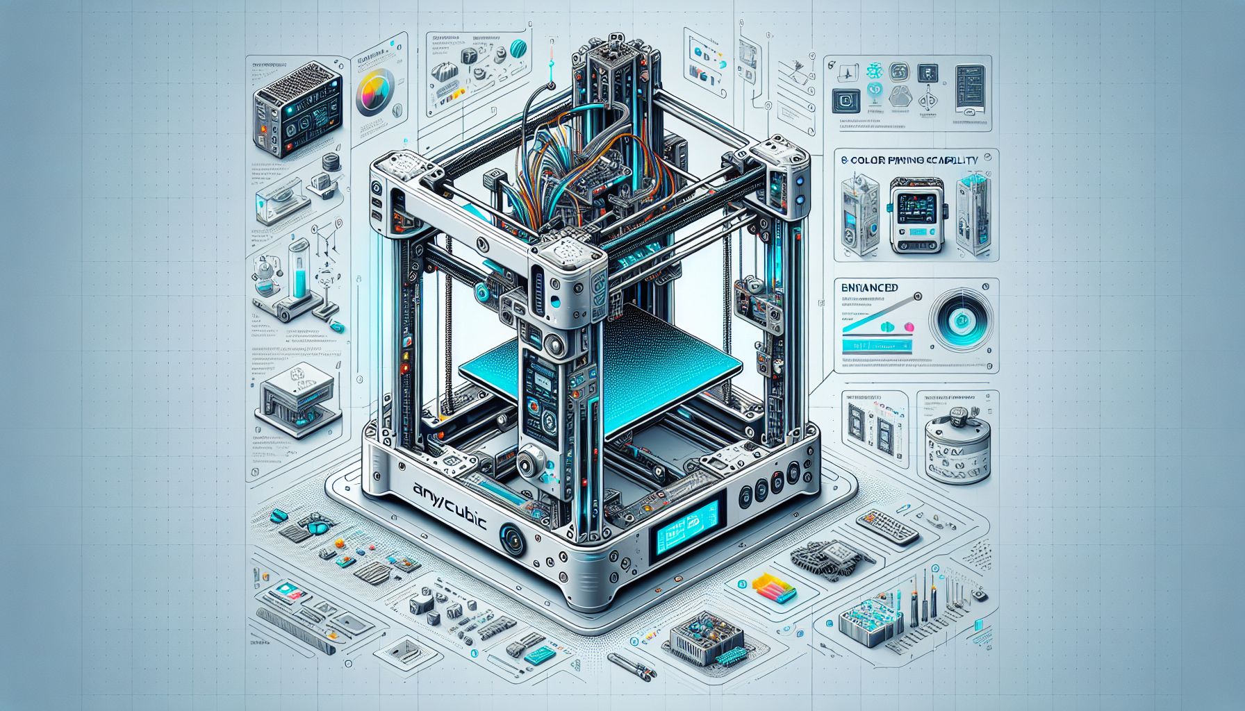 Anycubic's 8-Color 3D Printer Breakthrough: A Game-Changer for Home Manufacturing