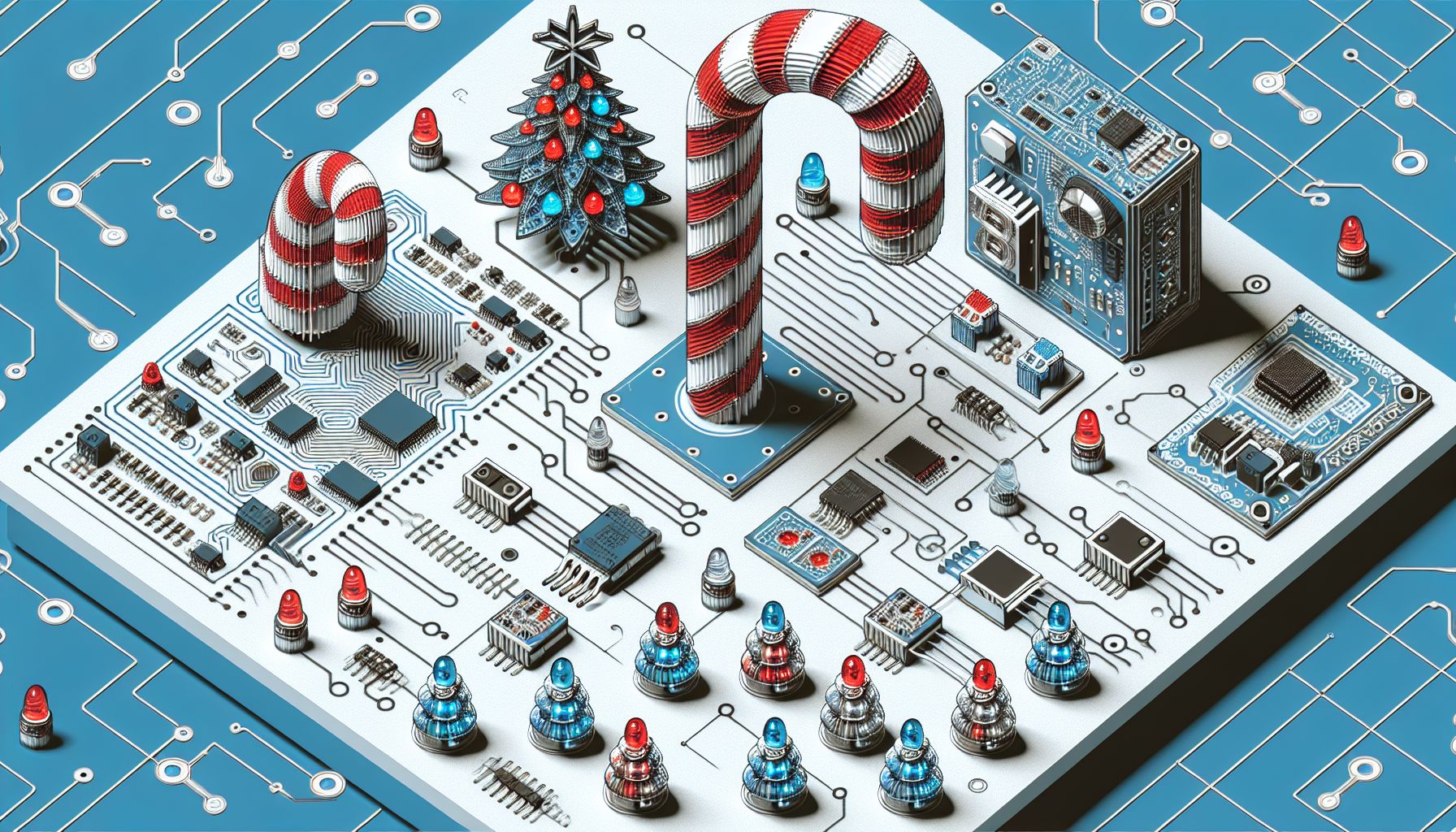 KiCad Brings Holiday Cheer: DIY Christmas Electronics