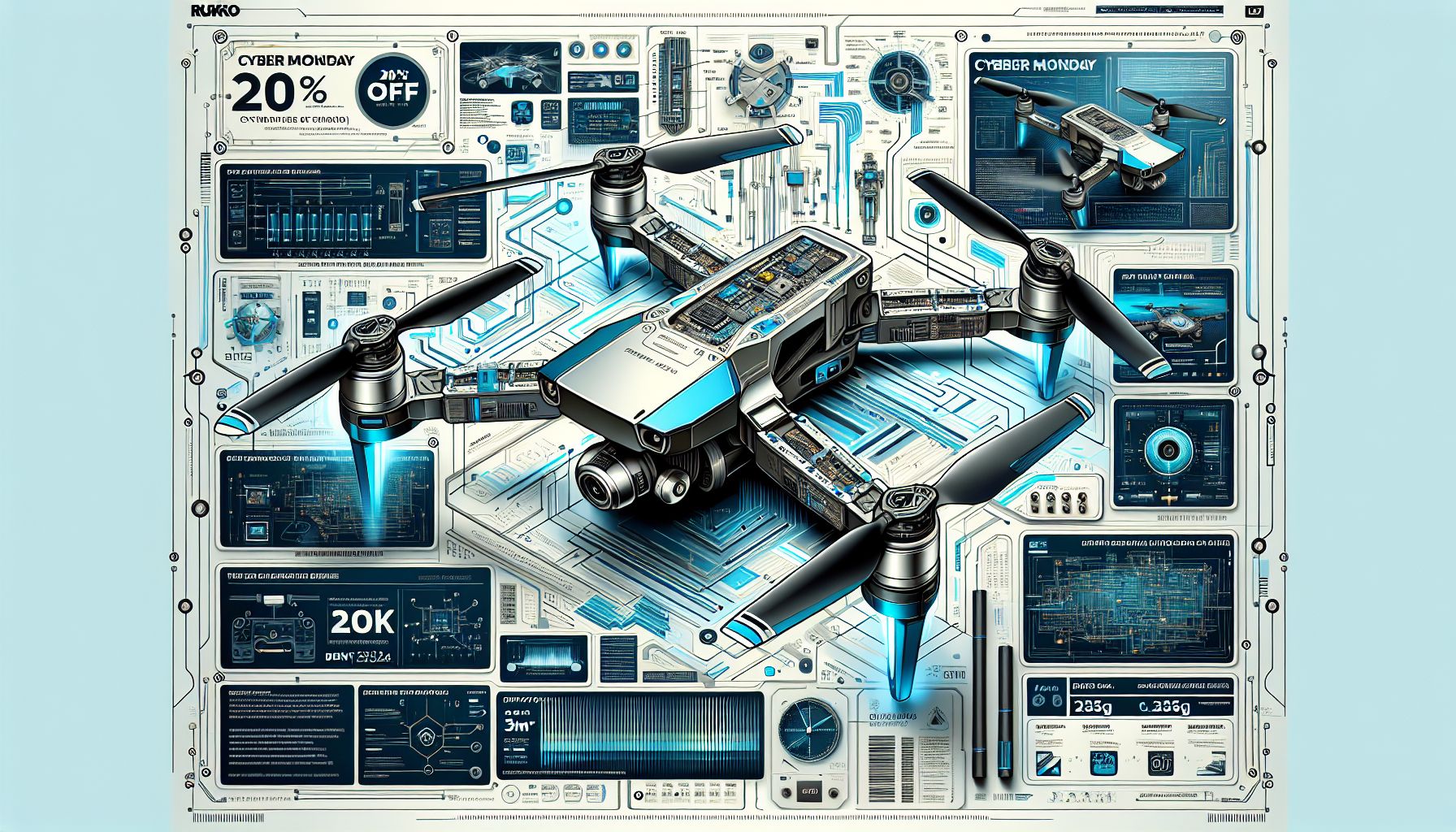 Ruko's U11MINI Drone Launches with Cyber Monday Deal: Perfect Entry Point for Beginners