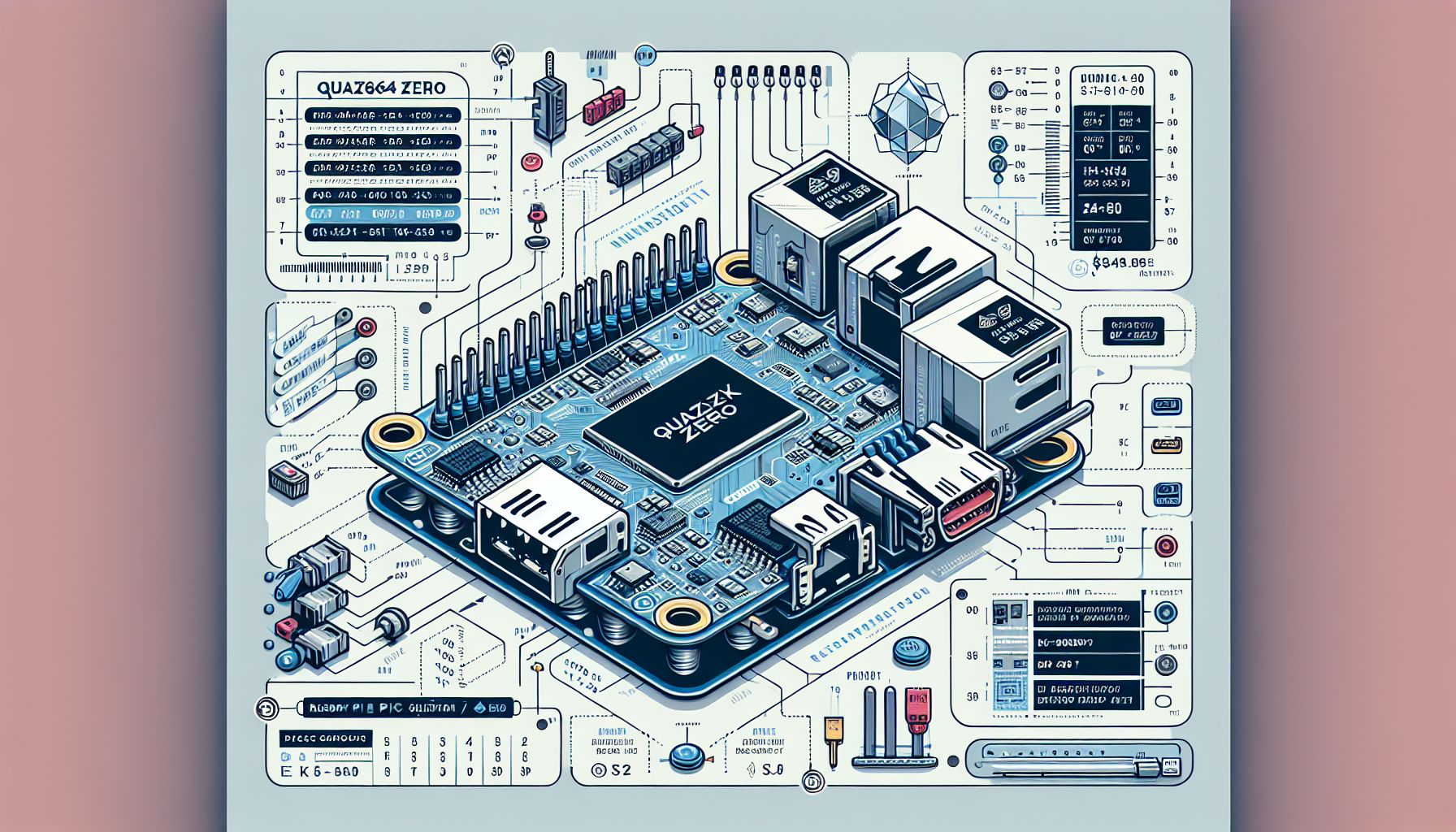 Quartz64 Zero: Pine64's Budget-Friendly SBC for Hobbyists and Professionals