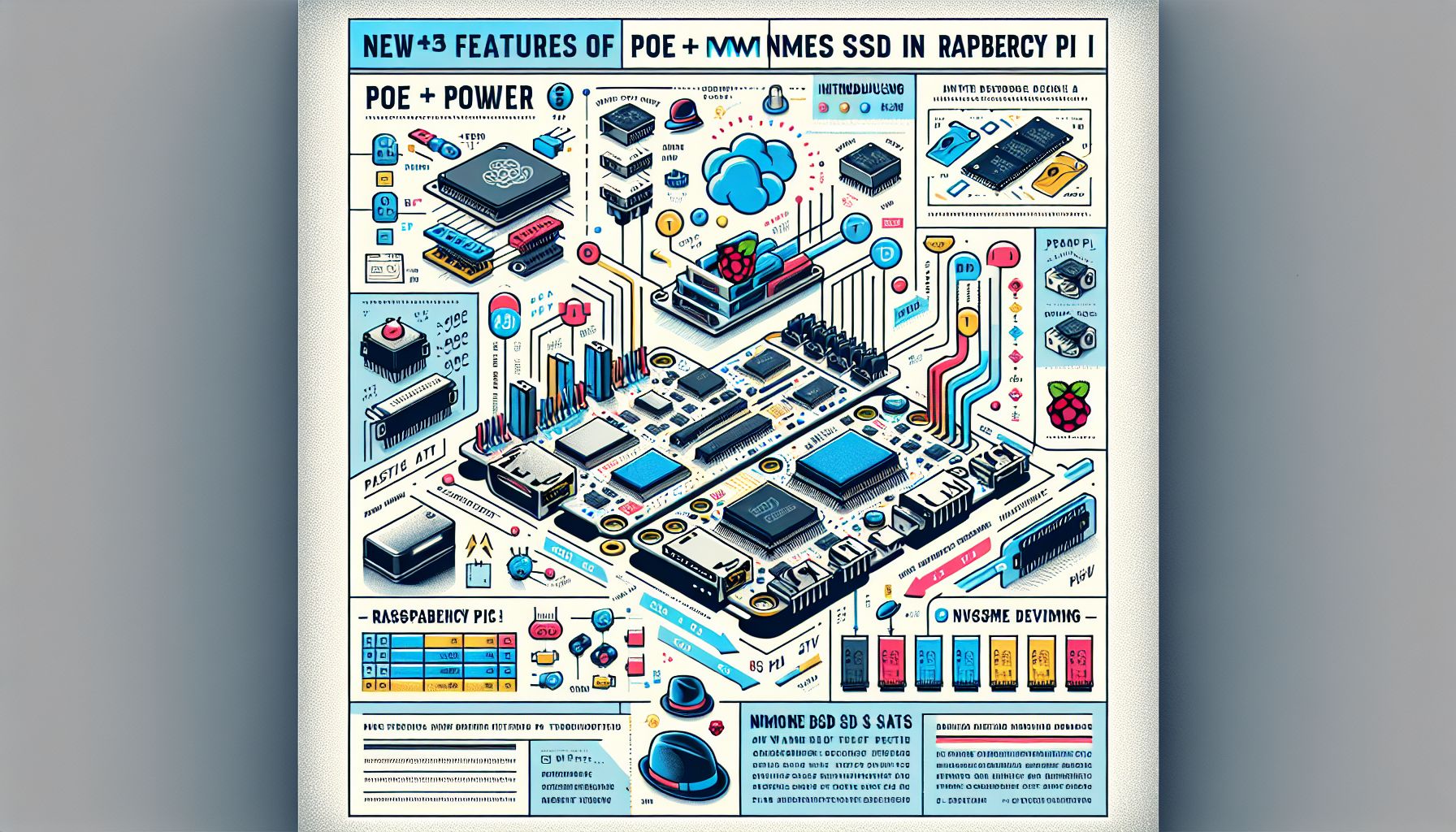 Raspberry Pi Enhances Projects with New HATs Featuring PoE+ and NVMe Support