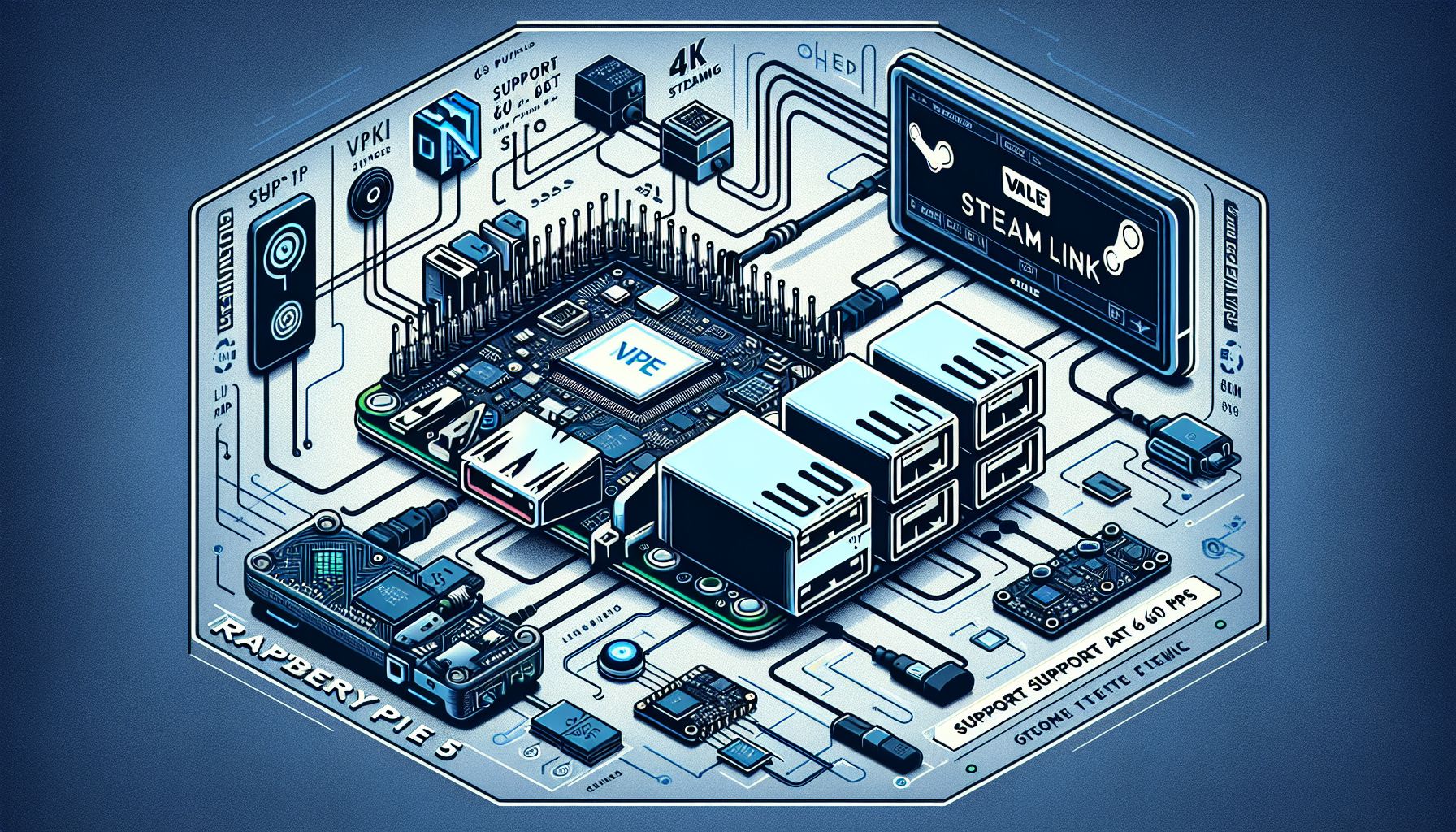 Raspberry Pi 5 Enhances Gaming with Steam Link Support