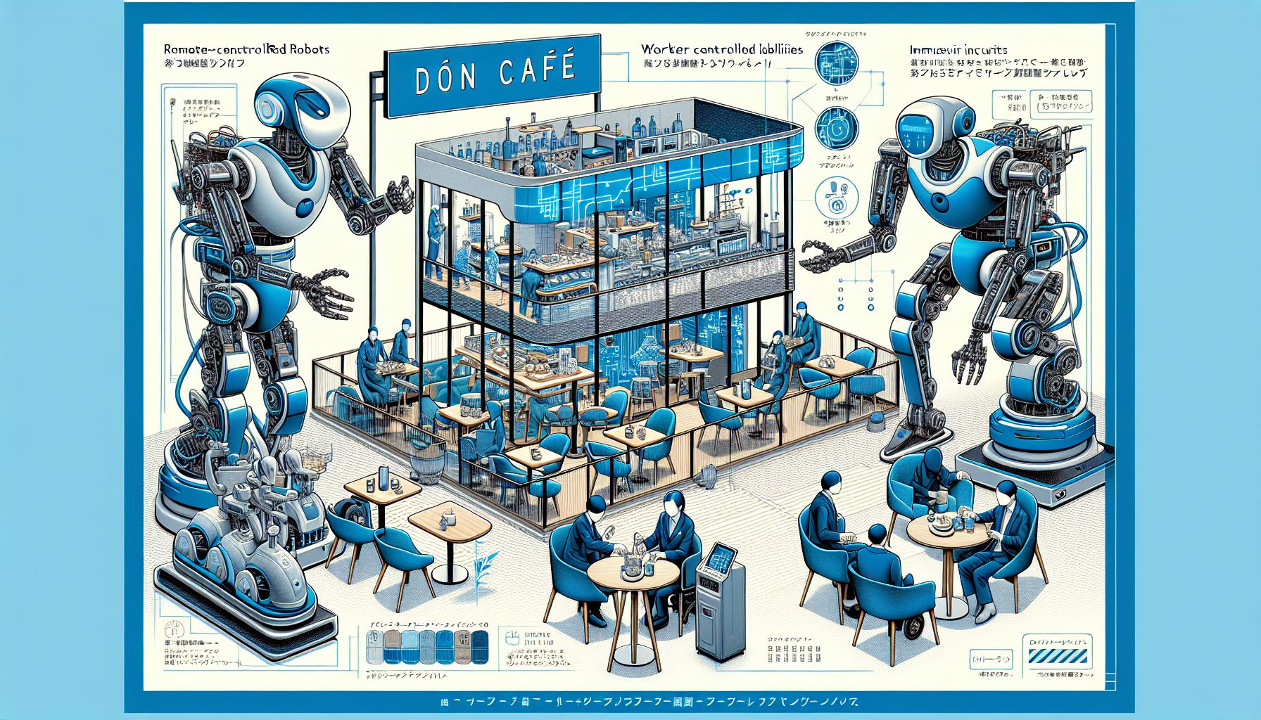 Robotic Café in Tokyo Empowers Disabled Workers Through Remote-Controlled Robots